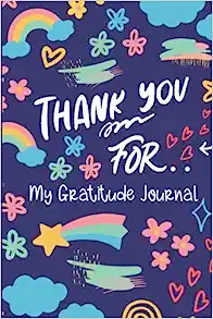 A cover of a gratitude journal with the words " thank you for my gratitude journal ".