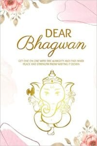 A book cover with an image of ganesha.