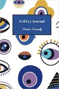 A book cover with different colored eyes on it.