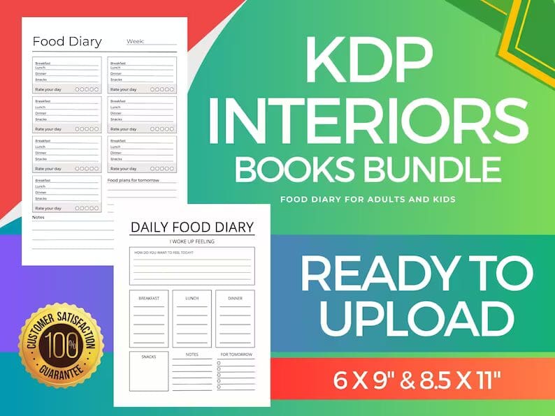 A bundle of books with the title kdp interiors books bundle.