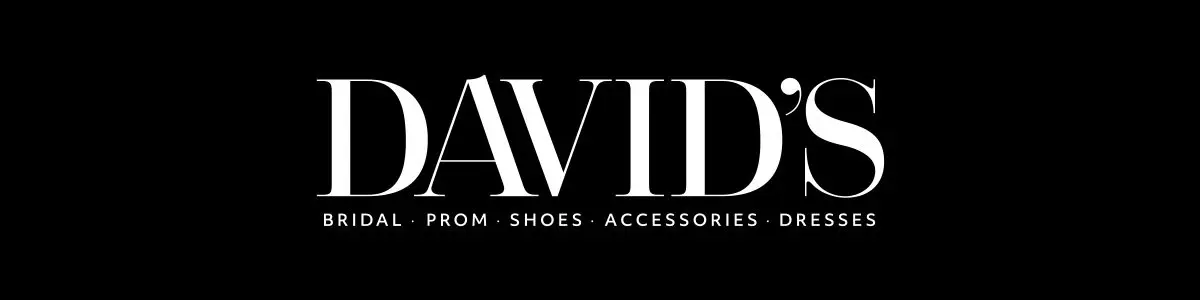 The logo for David's Bridal accessories and dresses offers a fresh perspective on children's author merchandise.